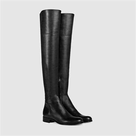 gucci maud over the knee boot|Gucci Maud Leather Knee.